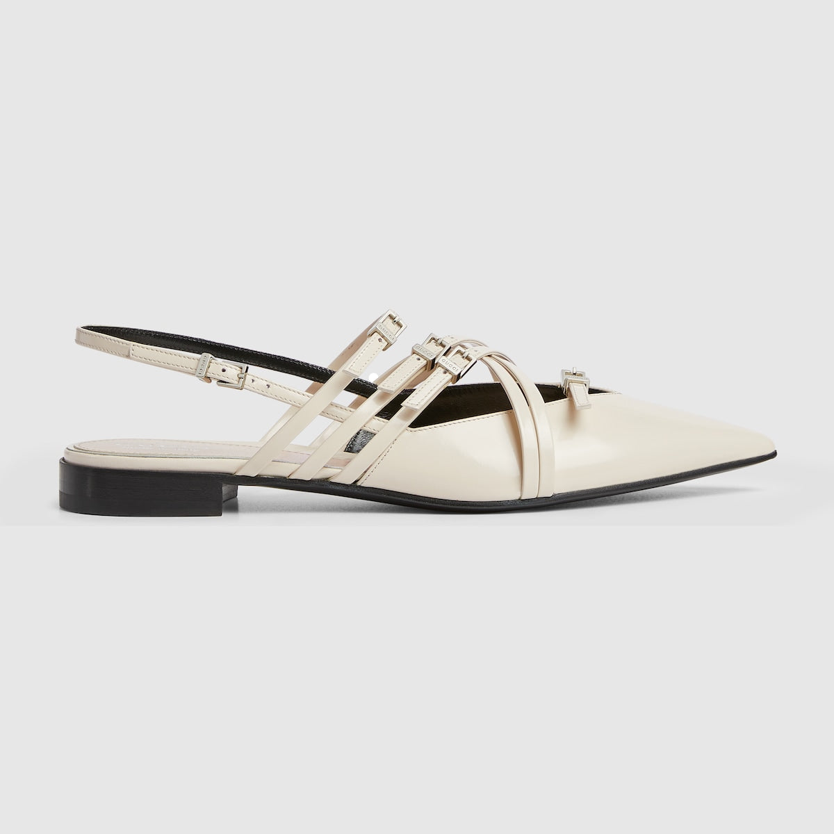 Women's strappy ballet flat – this pair of strappy sandals is crafted in refined leather and defined by a knot – LUX VERSE Luxury Designer Fashion Outlet