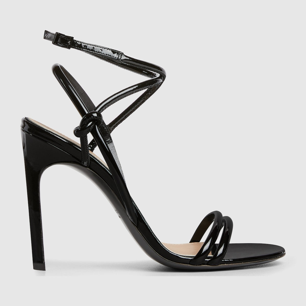 Women's strappy leather sandal – this pair of strappy sandals is crafted in refined leather and defined by a knot – LUX VERSE Luxury Designer Fashion Outlet