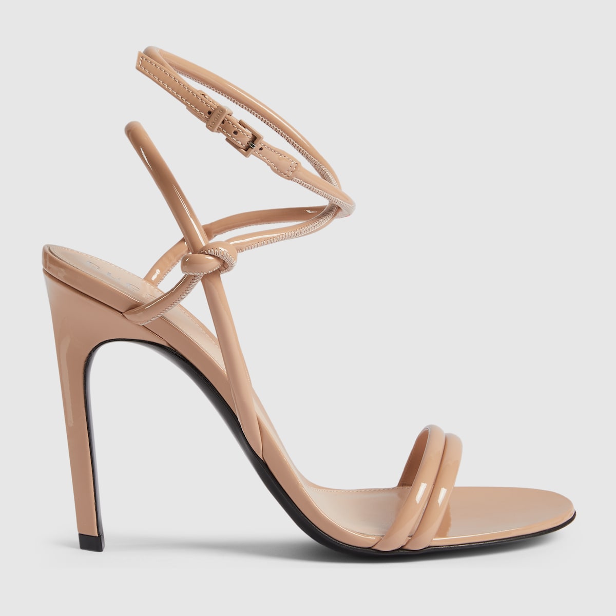 Strappy leather sandal – this pair of strappy sandals is crafted in refined leather and defined by a knot – LUX VERSE Luxury Designer Fashion Outlet