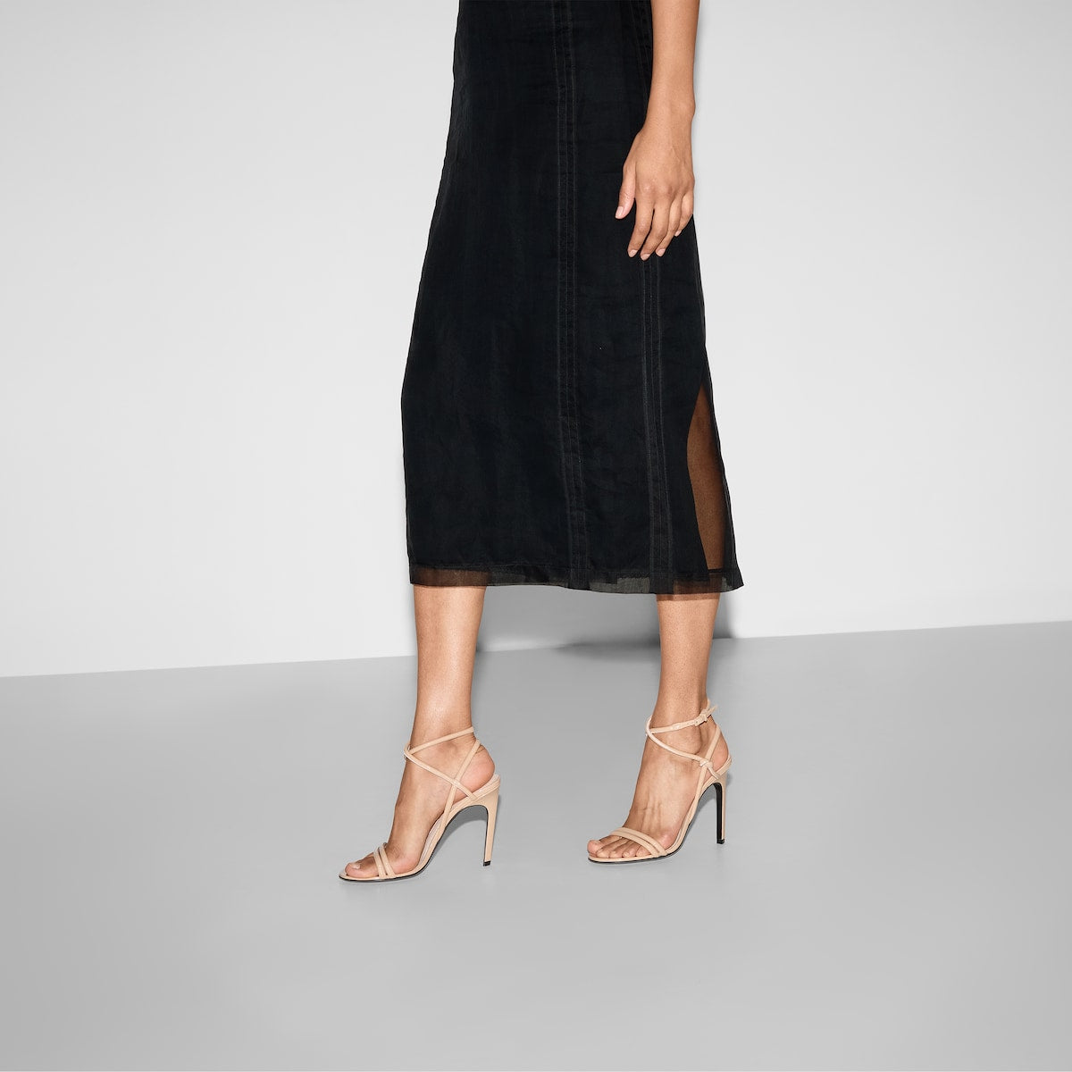 Strappy leather sandal – the adjustable buckle closure completes the style – LUX VERSE Luxury Designer Fashion Outlet