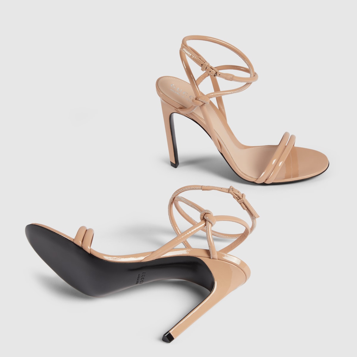 Strappy leather sandal – the adjustable buckle closure completes the style – LUX VERSE Luxury Designer Fashion Outlet