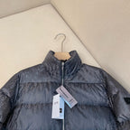 Schwarze Steppjacke – Herren