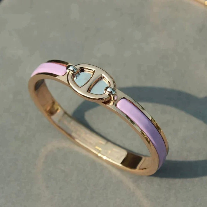 Clic Chaine Pink Gold Bracelet – LUX VERSE Luxury Designer Fashion Outlet
