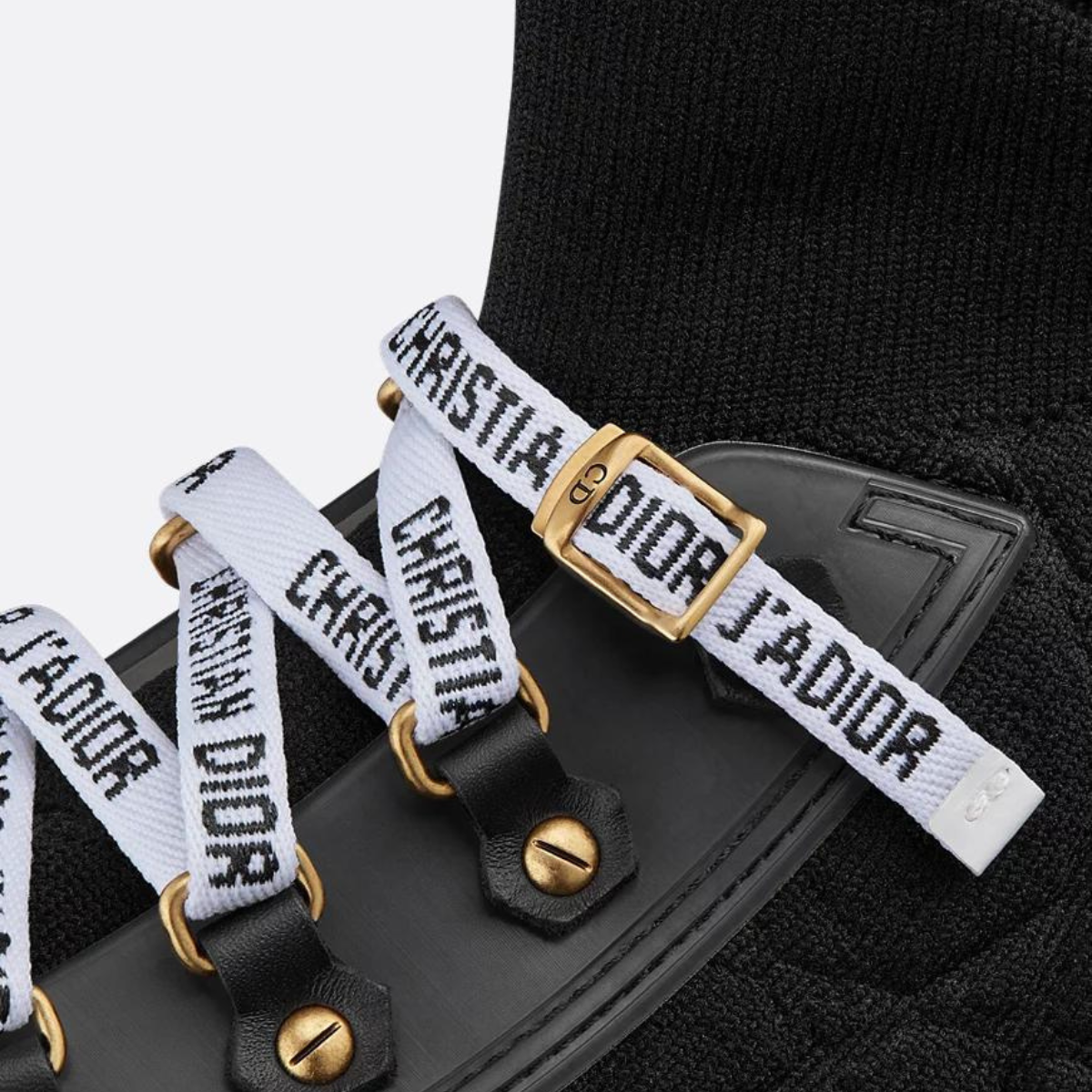 Walk'n'Macrocannage Motif Sneaker – the Walk'n'sneaker is crafted in black technical mesh showcasing the Macrocannage – LUX VERSE Luxury Designer Fashion Outlet