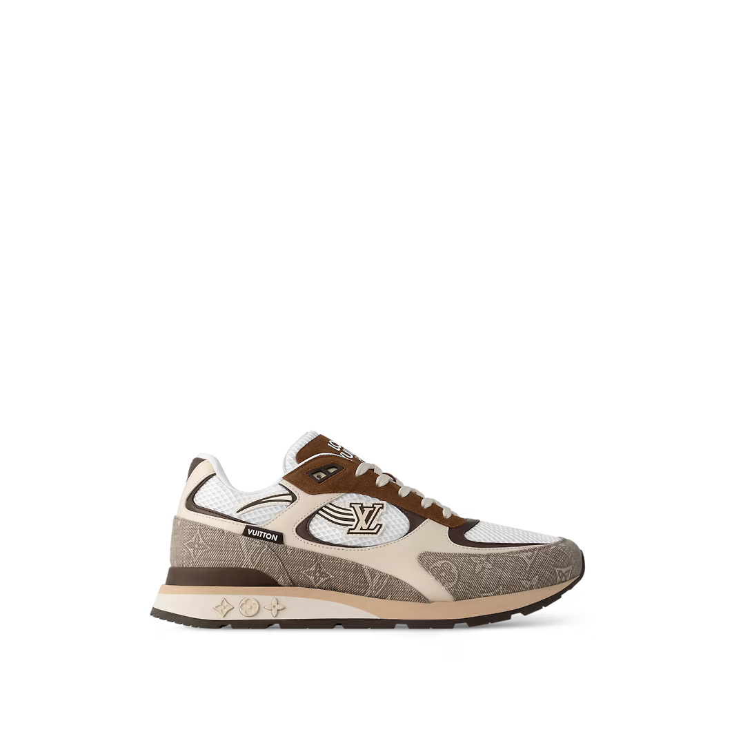 Run Away Denim Sneaker – one of iconic styles, the Run Away sneaker is reworked in Monogram denim – LUX VERSE Luxury Designer Fashion Outlet