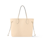 Neverfull MM Creme – the Neverfull MM tote bag is made from grained Monogram Empreinte leather, – LUX VERSE Luxury Designer Fashion Outlet