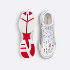 D-Connect Sneaker – part of capsule, the D-Connect sneaker showcases the black and red Je Vous Adore (I – LUX VERSE Luxury Designer Fashion Outlet