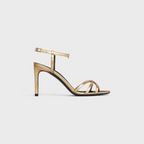 SOIR SANDAL in LAMBSKIN – tHE SIDE STRAPENGRAVED ADJUSTABLE BUCKLELEATHER INSOLELEATHER OUTSOLE – LUX VERSE Luxury Designer Fashion Outlet