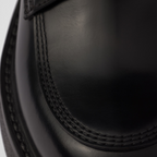 Brushed leather boots – the elegance of brushed leather enhances the clean design of these modern – LUX VERSE Luxury Designer Fashion Outlet