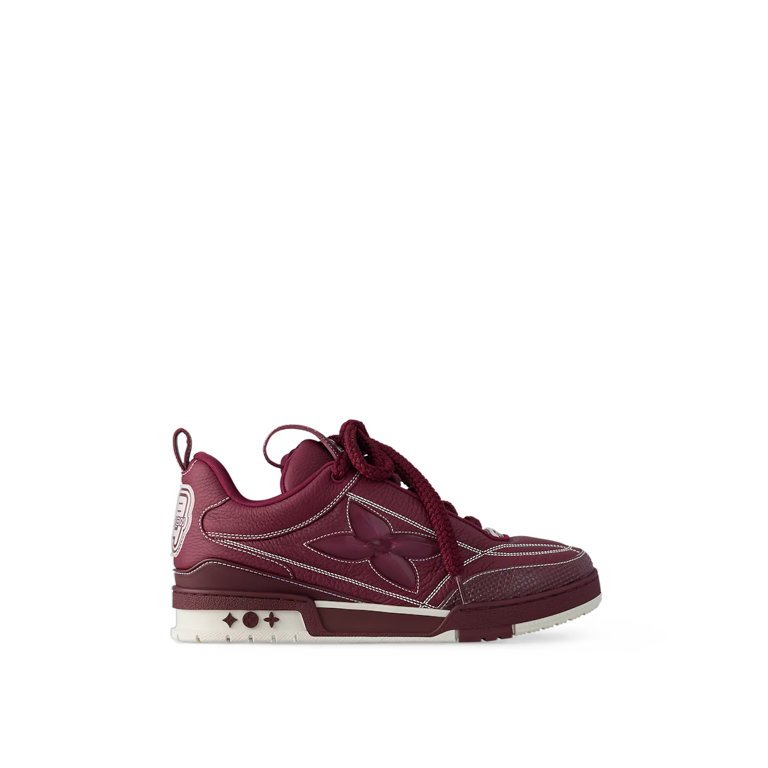 Skate Sneaker Calf Leather – technical double laces and a rubber outsole complete this model – LUX VERSE Luxury Designer Fashion Outlet