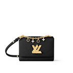 Twist MM Black Leather – this Twist MM handbag is made from Epi leather, with its distinctive ridged grain, – LUX VERSE Luxury Designer Fashion Outlet
