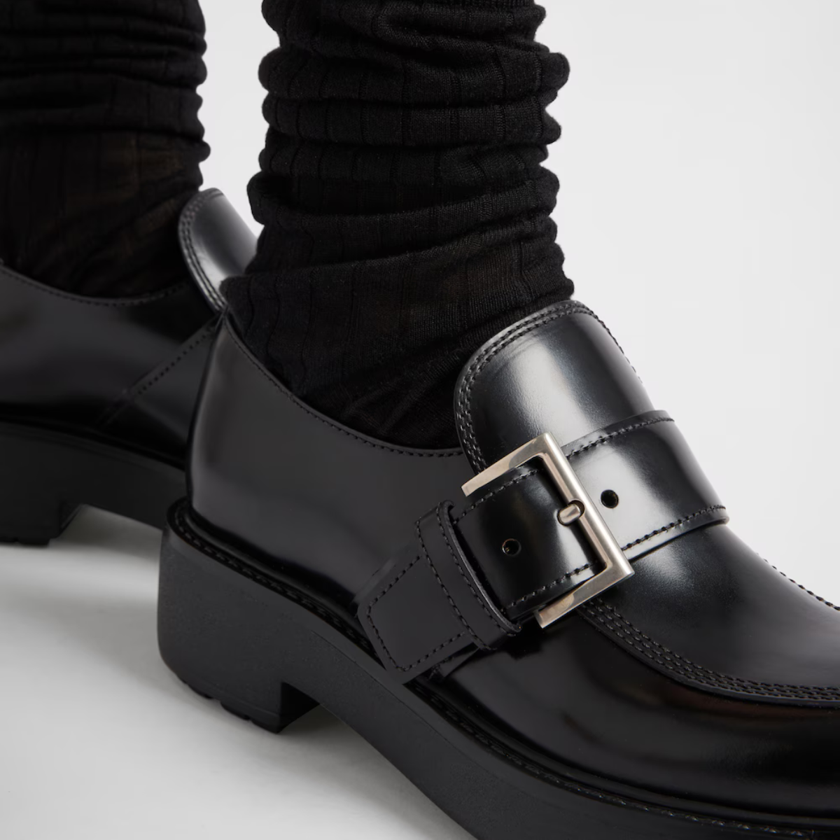 Elegant Brushed leather loafers – the elegant finish of brushed leather enriches these loafers with clean lines – LUX VERSE Luxury Designer Fashion Outlet