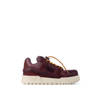 Trainer Maxi Sneaker Leather – this version comes in smooth calf leather and is complemented by rubber Initials – LUX VERSE Luxury Designer Fashion Outlet