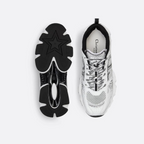 Chrono Sneaker Leather – featuring two-tone laces and an ultralightweight sole adorned with a star, – LUX VERSE Luxury Designer Fashion Outlet