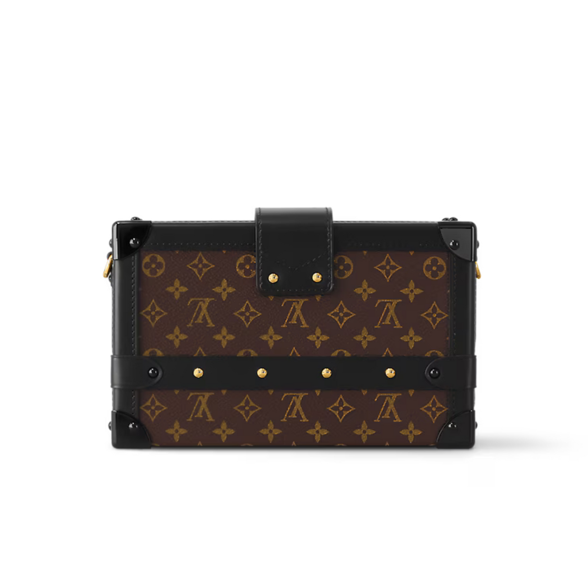 Petite Malle Monogram Canvas – it can be carried as a clutch or attached to the adjustable strap for cross-body wear – LUX VERSE Luxury Designer Fashion Outlet