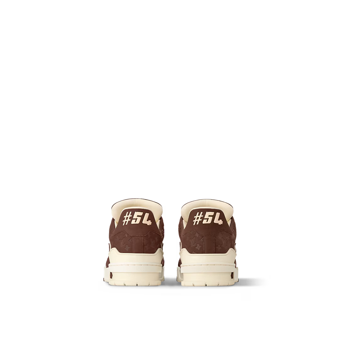 Trainer Monogram Sneaker – its calf-leather upper is embossed with Tyler's Craggy Monogram reinterpretation – LUX VERSE Luxury Designer Fashion Outlet