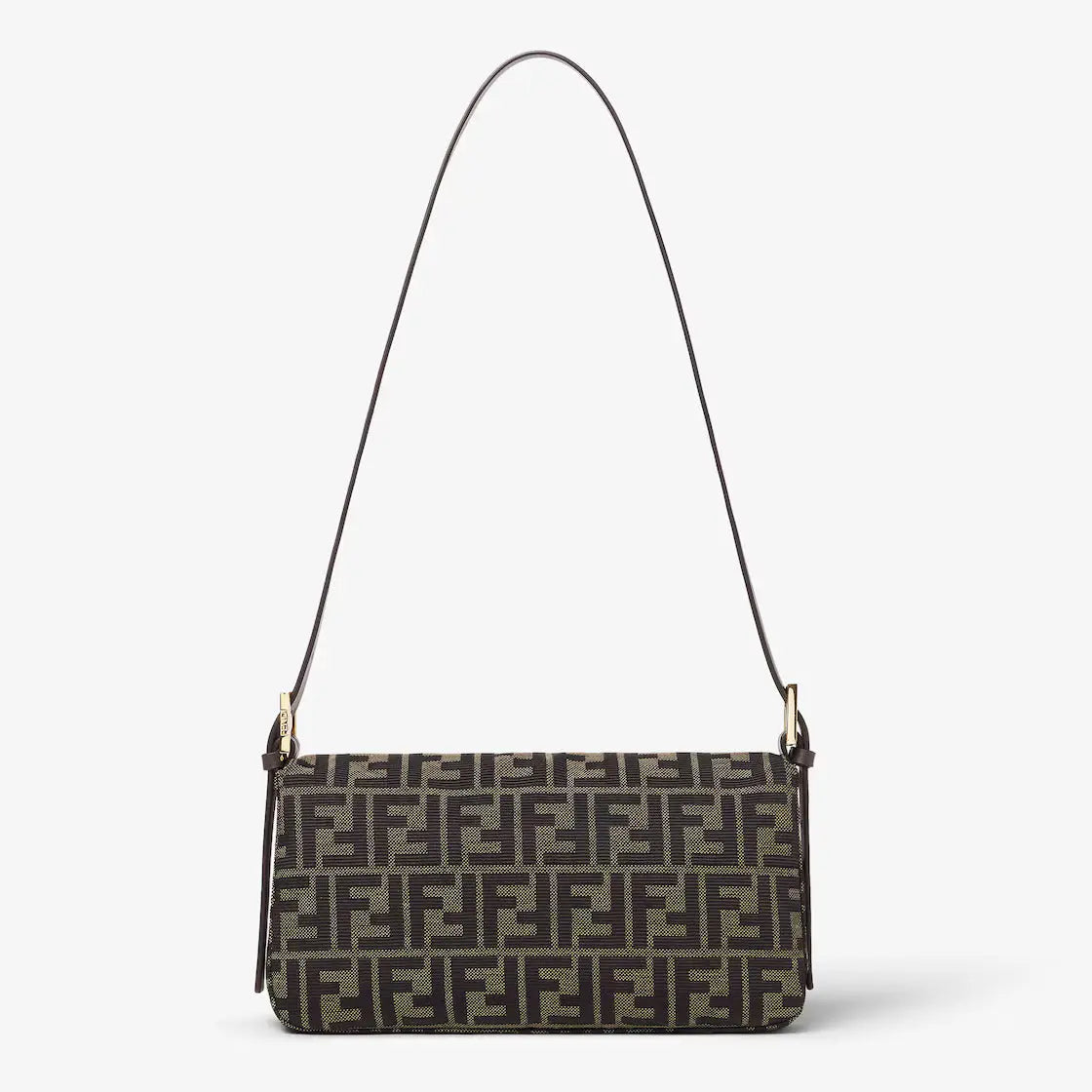 Baguette Handbag – metal details with a golden finish – LUX VERSE Luxury Designer Fashion Outlet