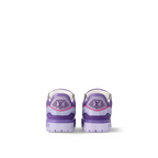 Trainer Maxi Lasered Canvas Sneaker – this version comes in lasered Monogram canvas with rubber Initials logos on – LUX VERSE Luxury Designer Fashion Outlet
