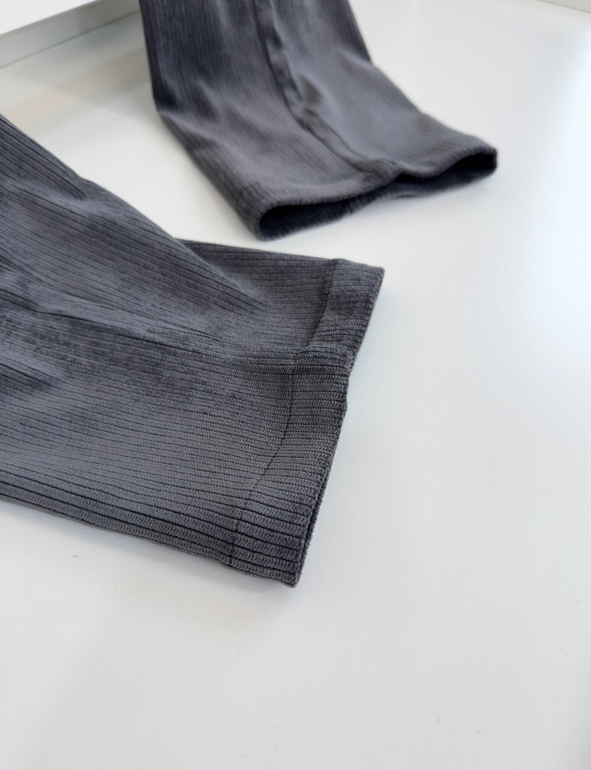 Marineblauer Velours Hosenrock mit Kordelzug – Damen