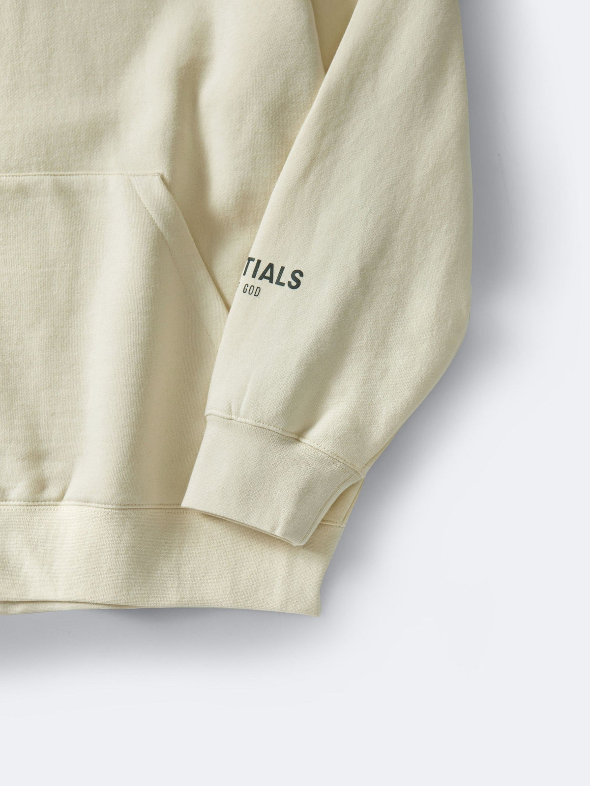 Weißer, unifarbener Reißverschluss-Hoodie aus Baumwolle – Herren