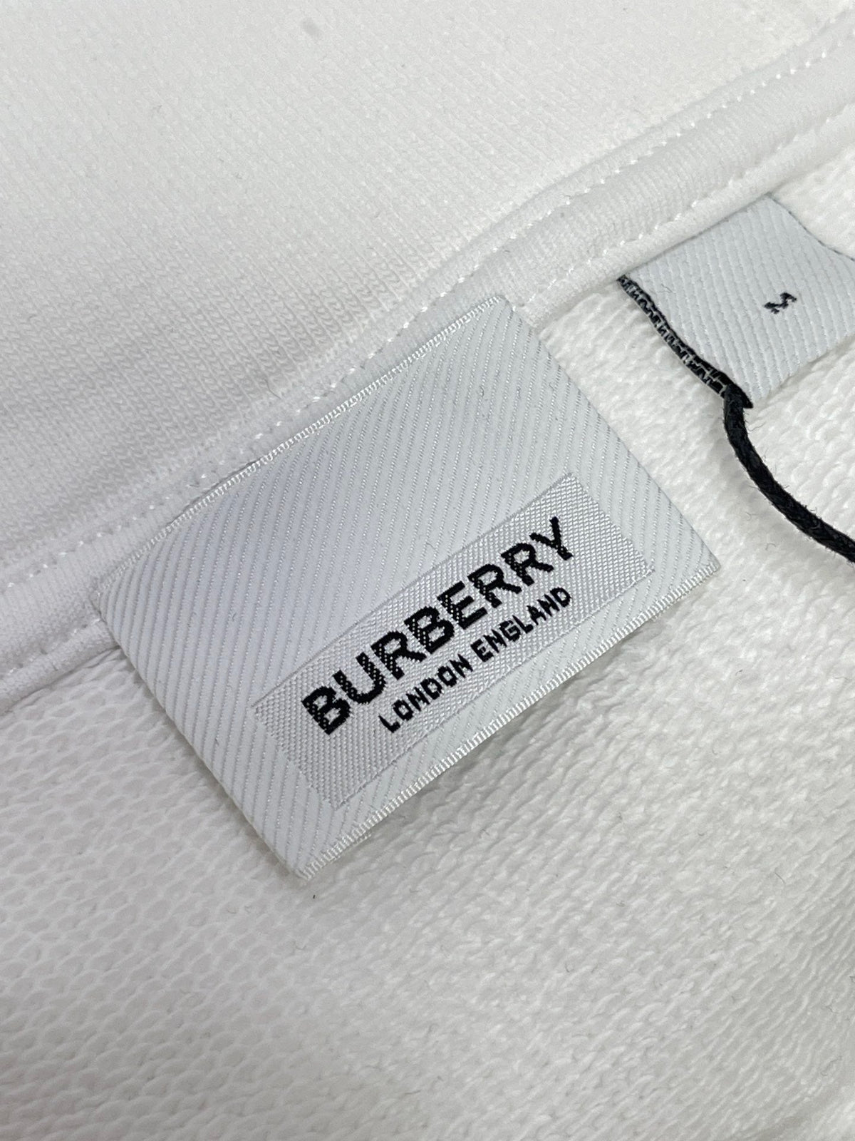 Black Cotton Logo Pullover - Men's