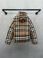 Vintage Check Hooded Jacket - Men's