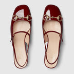 Women's iconic Horsebit pump – the rounded toe and the adjustable ankle closure complete the style, enhancing its – LUX VERSE Luxury Designer Fashion Outlet