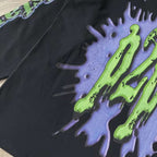 Schwarz-weißes T-Shirt – Herren