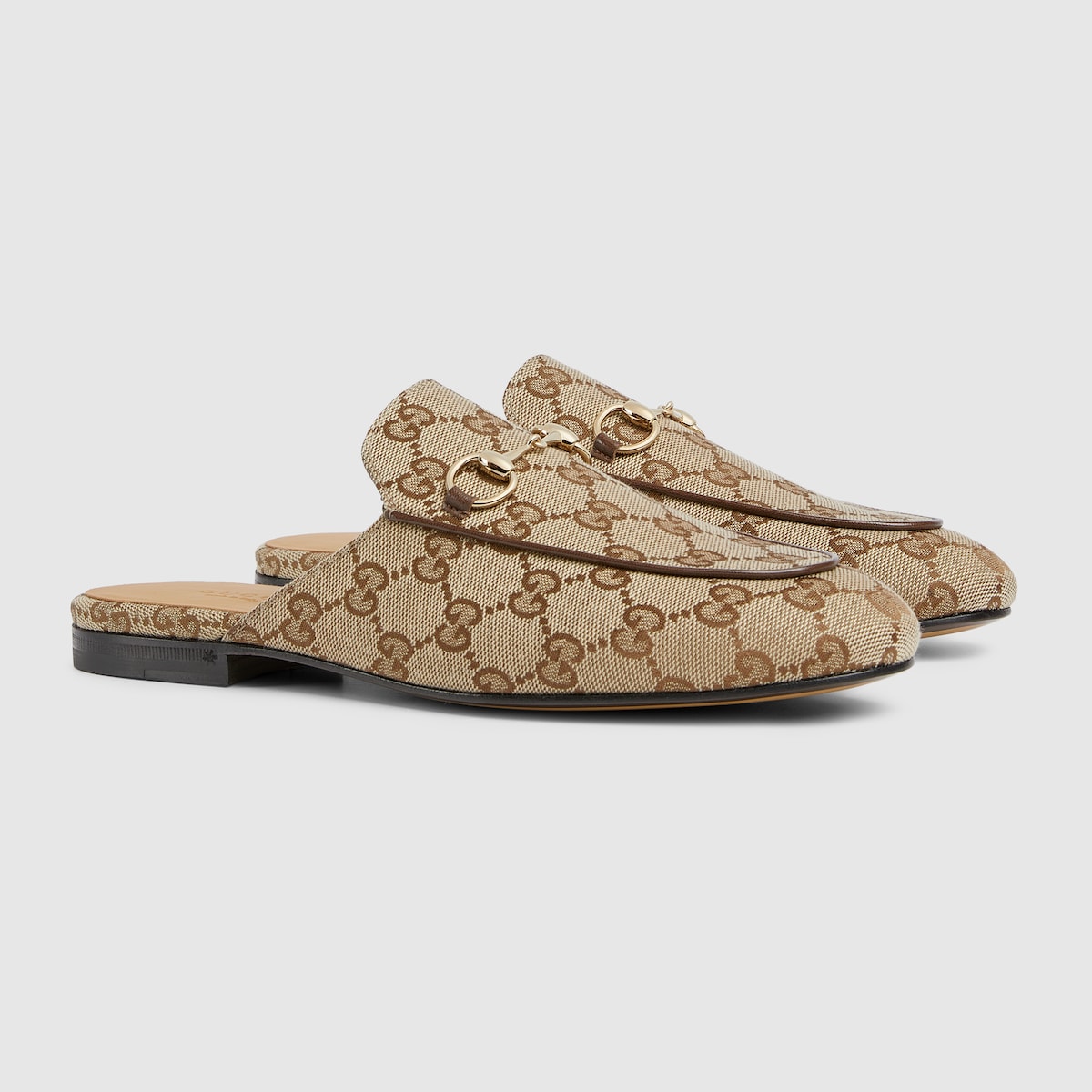 Princetown slipper – this model is enhanced by the light gold-toned hardware – LUX VERSE Luxury Designer Fashion Outlet