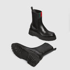 Women's boot with Web – original House details first introduced in the 1950s are reinterpreted through – LUX VERSE Luxury Designer Fashion Outlet