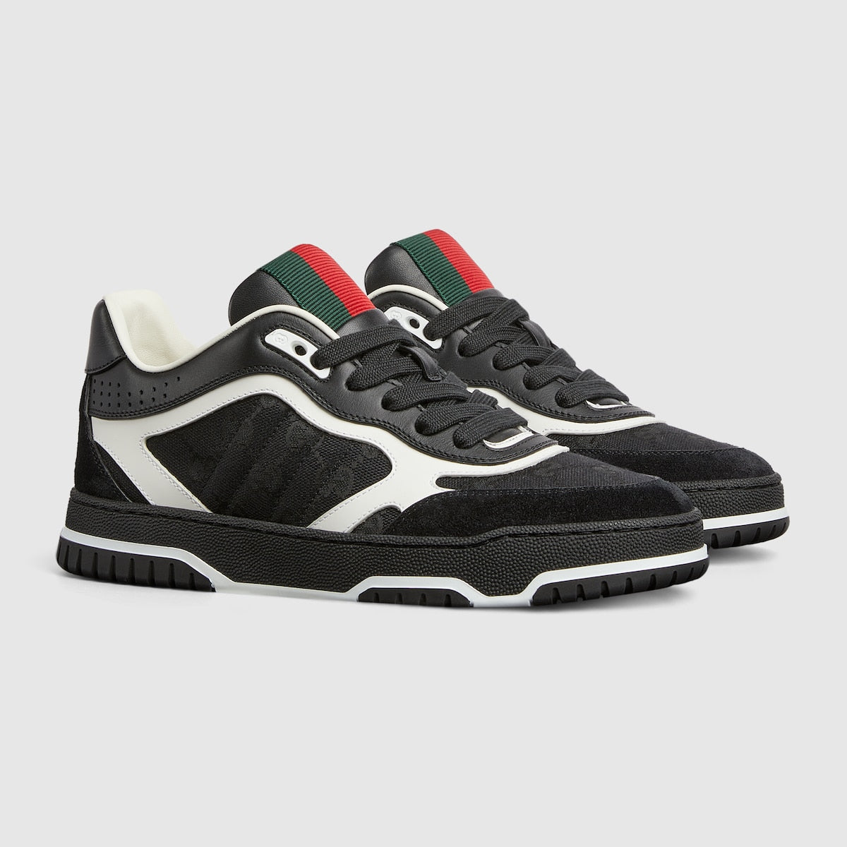 Women's Re-Web Canvas Sneaker – black Original canvas Women's Black suede trim Black leather trim Script – LUX VERSE Luxury Designer Fashion Outlet