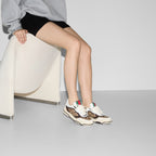 Re-Web sneaker – this pair is crafted from the iconic Original canvas and white leather – LUX VERSE Luxury Designer Fashion Outlet