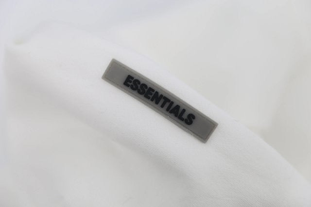 White Cotton Logo Zip-Through - Men's