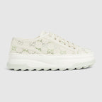 Women's Tennis 1977 rhombi sneaker – first used in the 1970s, the GG logo was an evolution of the original rhombi design – LUX VERSE Luxury Designer Fashion Outlet
