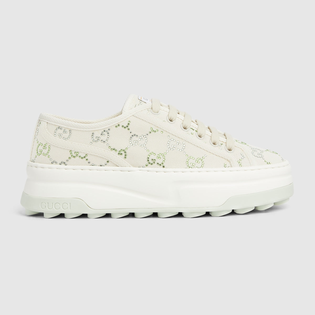 Women's Tennis 1977 rhombi sneaker – first used in the 1970s, the GG logo was an evolution of the original rhombi design – LUX VERSE Luxury Designer Fashion Outlet