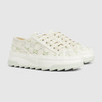 Women's Tennis 1977 rhombi sneaker – a chunky rubber sole adds a modern touch to this iconic style – LUX VERSE Luxury Designer Fashion Outlet