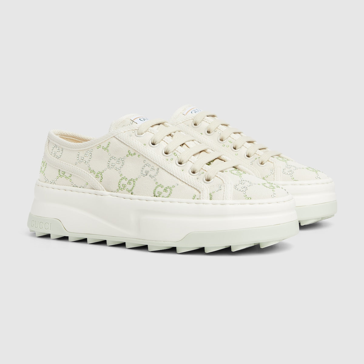 Women's Tennis 1977 rhombi sneaker – a chunky rubber sole adds a modern touch to this iconic style – LUX VERSE Luxury Designer Fashion Outlet
