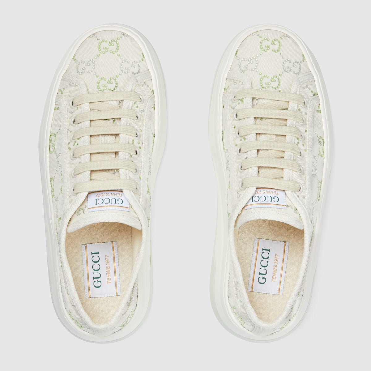 Women's Tennis 1977 rhombi sneaker – a chunky rubber sole adds a modern touch to this iconic style – LUX VERSE Luxury Designer Fashion Outlet