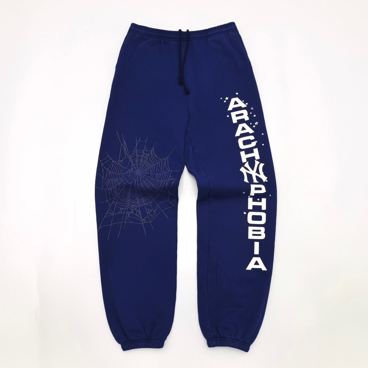 Jogginghose mit Grafikprint aus Baumwolle in Navy – Herren