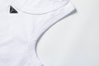 Schwarz-weißes Tanktop – Herren
