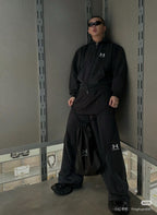 Logo Wide-Leg Trousers - Men's
