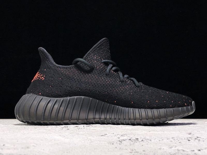 Yeezy Boost 350 V2 Core Black Red Sneakers