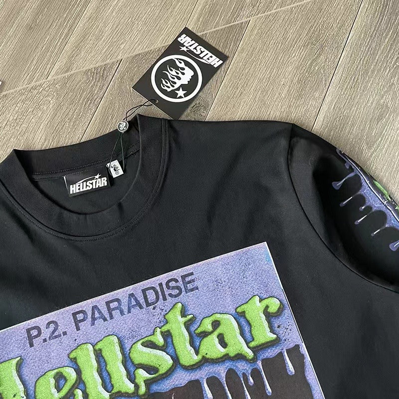Schwarz-weißes T-Shirt – Herren