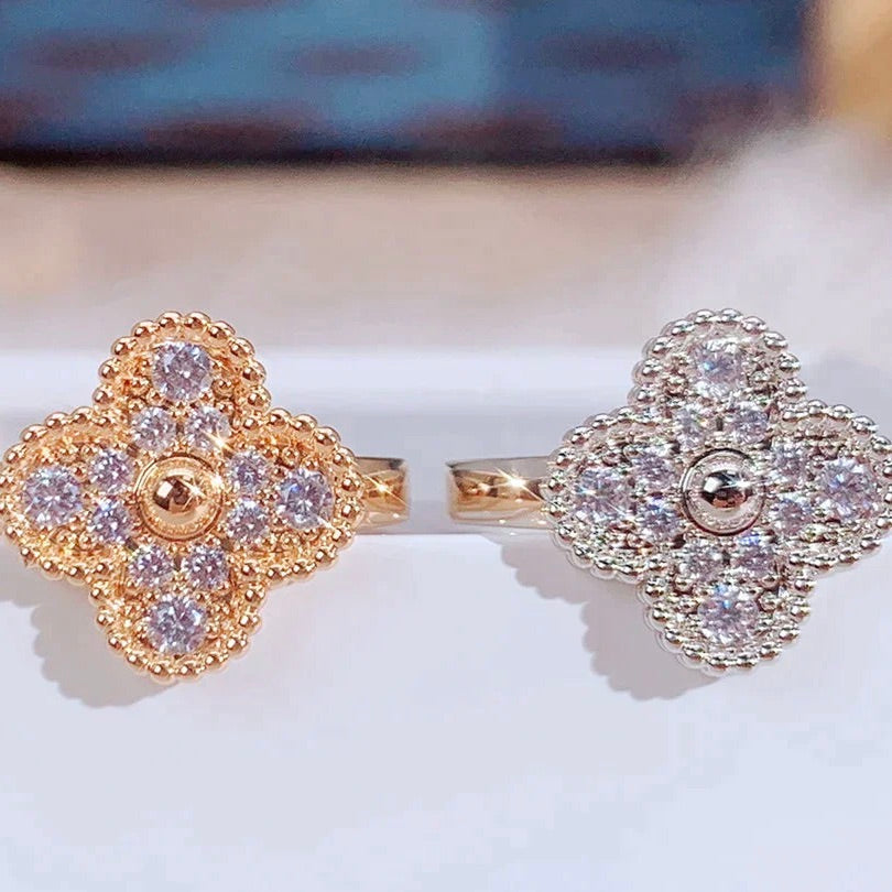 Clover Diamond Ring – LUX VERSE Luxury Designer Fashion Outlet
