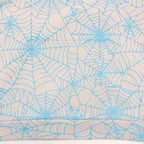 White Cotton Web Print Pullover - Men's