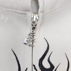 Weißer Hoodie - Herren