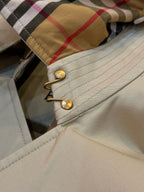 Marineblauer Trenchcoat für Herren