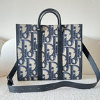 Handtasche in Schwarz und Grau