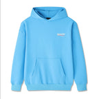Blauer Baumwoll-Logo-Pullover – Herren