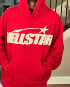 Roter Kapuzenpullover – Herren